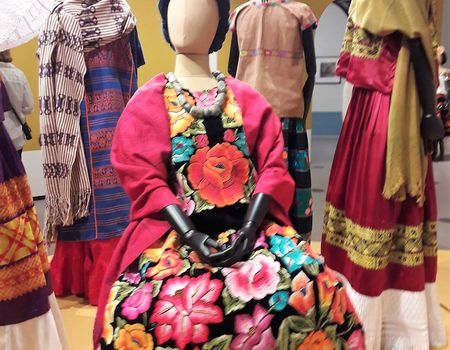 Toepassing Publicatie Serie van Frida Kahlo-kleding uit Zuid Amerika - Geheugen van Oost