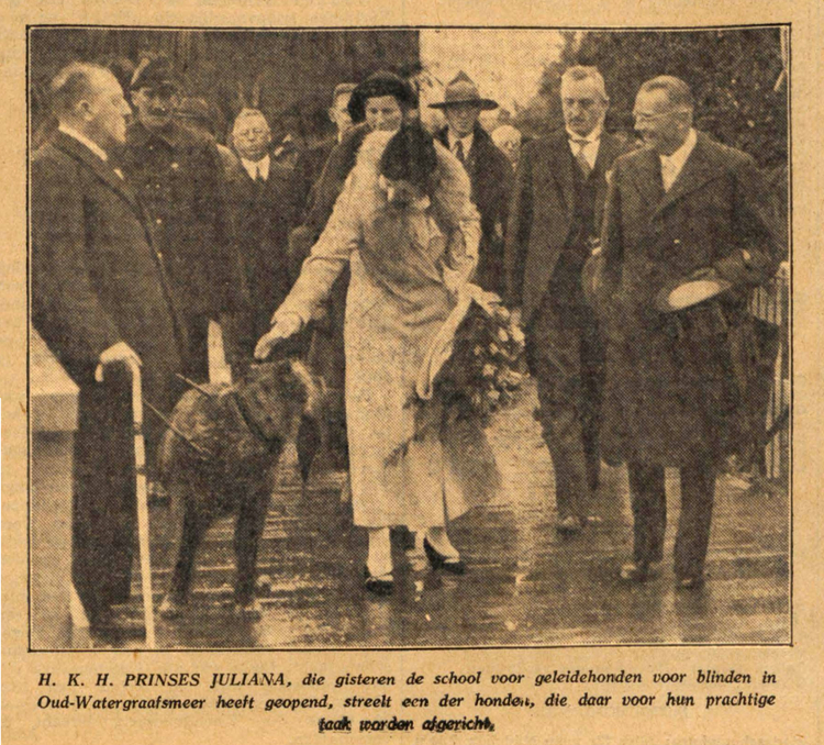 01 oktober 1935 - H. K. H. Prinses Juliana  