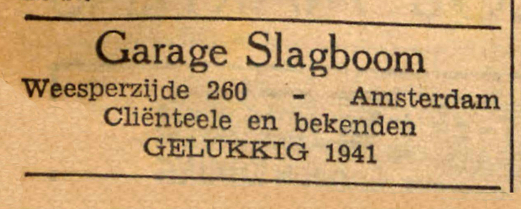 Nieuwjaarswens in De Tijd op 01 januari 1941. Bericht komt van Koninklijke Bibliotheek.<br />Met dank aan Alwin Müller. 