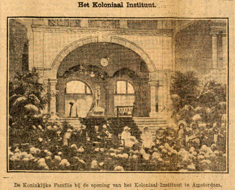 11 oktober 1926 - Het Koloniaal Instituut  