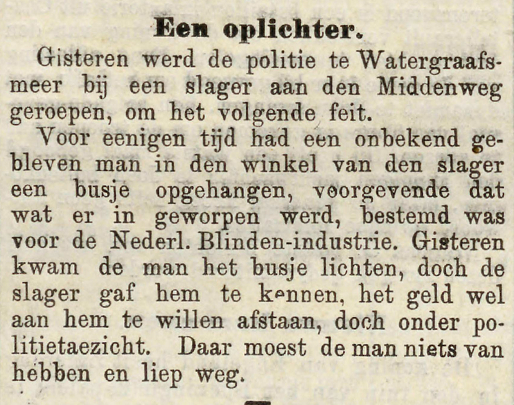 15 april 1905 - Een oplichter  