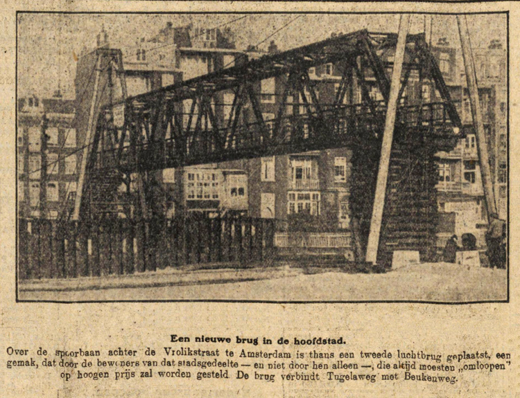 16 januari 1924 - Een nieuwe brug in de hoofdstad  
