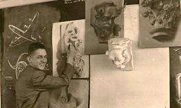 At Art School 1952  
