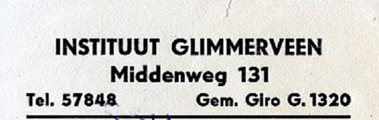 1964 Instituut Glimmerveen voor Middanstands Diploma 1964  