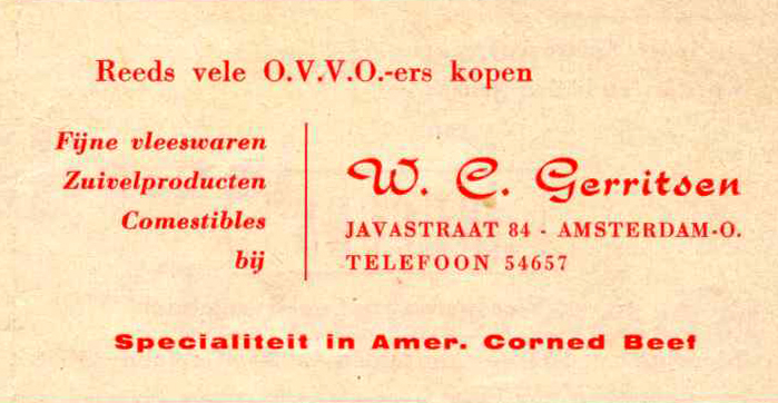 Javastraat 84 - 1958  
