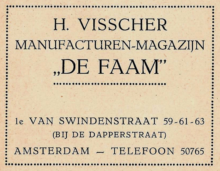 1e van Swindenstraat 59 - 63 - 1926  