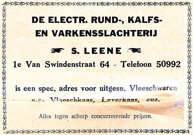 1e van Swindenstraat 64  - 1926  