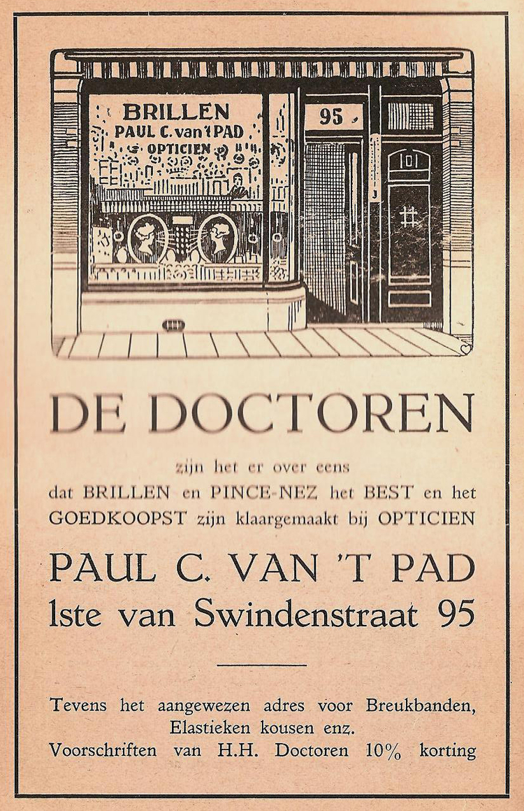 1e van Swindenstraat 95 - 1926  