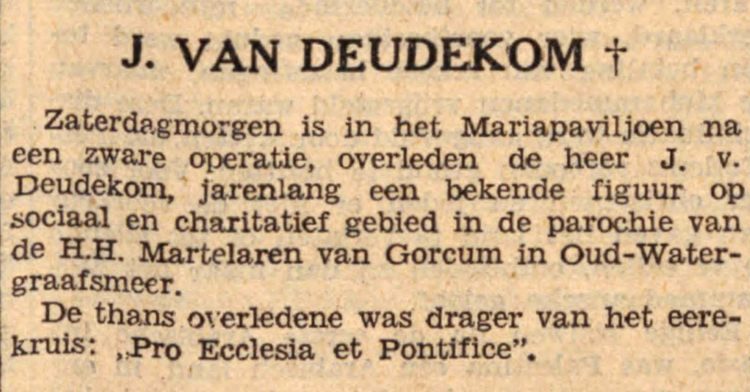 21 september 1936 - J. van Deudekom  