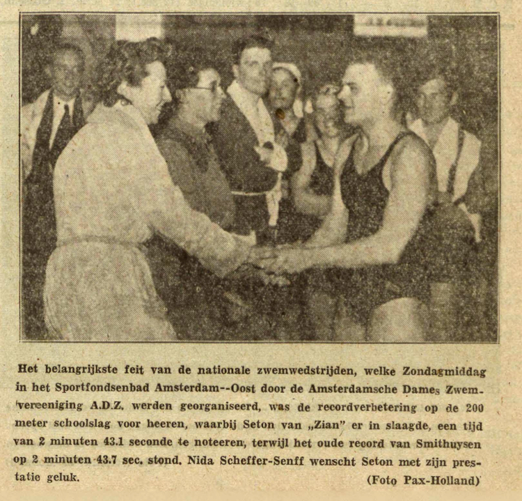 22 april 1941 - Sportfondsenbad Amsterdam - Oost  