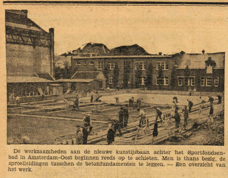 29 september 1934 - De eerste Nederlandsche kunstijsbaan  