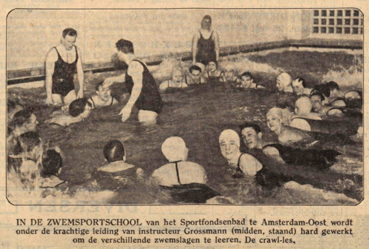 26 januari 1934 - In de Zwemsportschool  