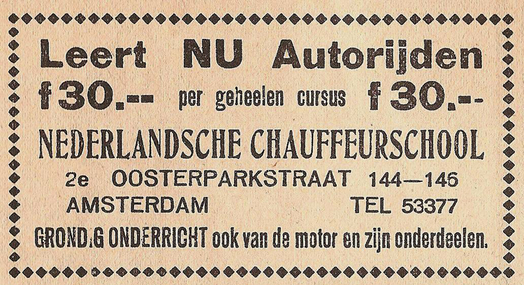 Tweede Oosterparkstraat 144-146 - 1927  