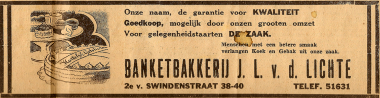 2e van Swindenstraat 38-40 - 1939  