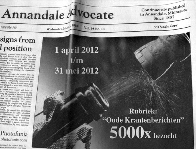 31 mei 2012 - 5000x bezocht in 2 maanden tijd  