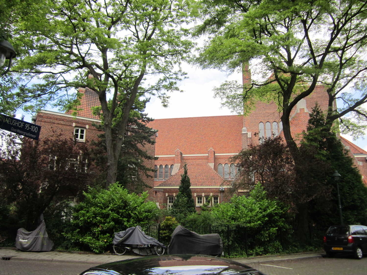 De Hofkerk op het Linnaeushof. .<br />Foto: Jo Haen © 