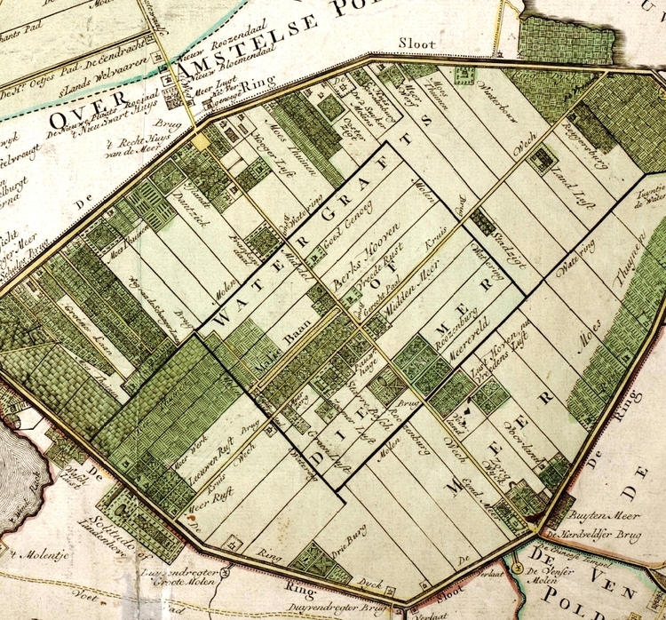 Amsterdam kaart 1770 Kaart: Alwin Müller 