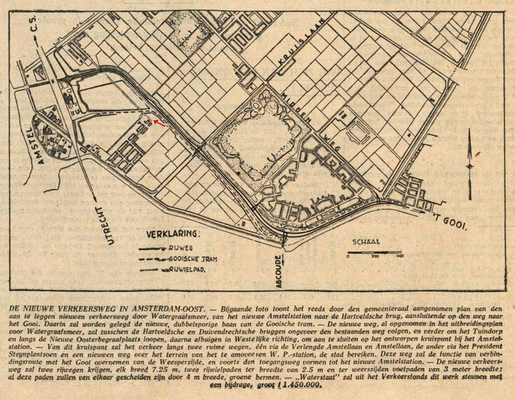 Plan Gooiseweg, 13 mei 1938 61031-1500-1165  