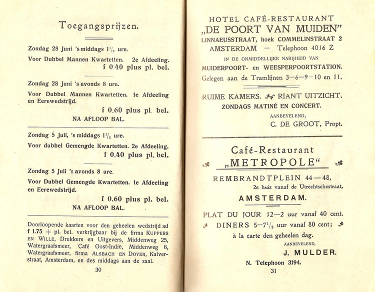 Tekstboekje 1914  