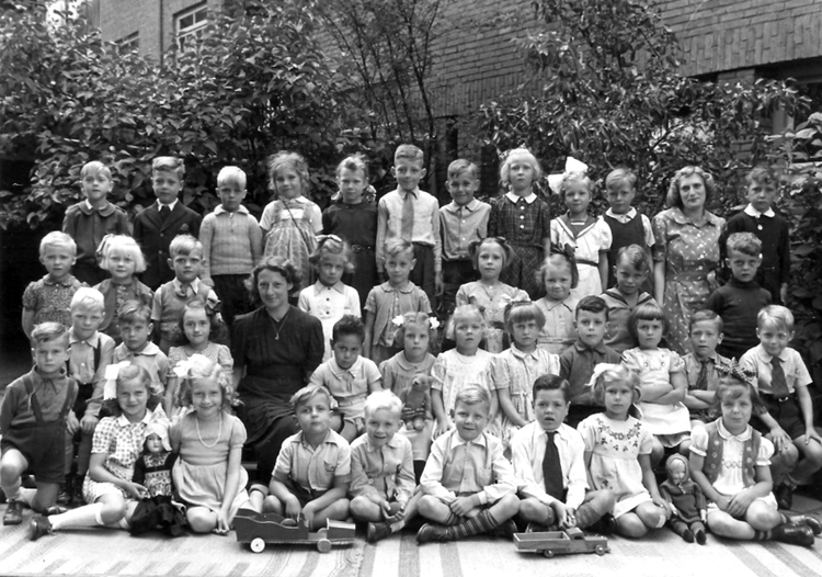 Kleuterschool President Brandschool - ±1946 .<br />Foto: Corrie Stootman 