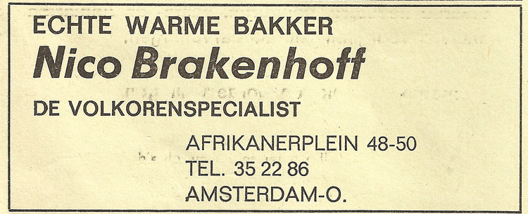 Afrikanerplein 48 - 50 - 1977  