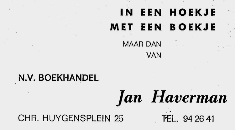 Christiaan Huygensplein 25 - 1973  