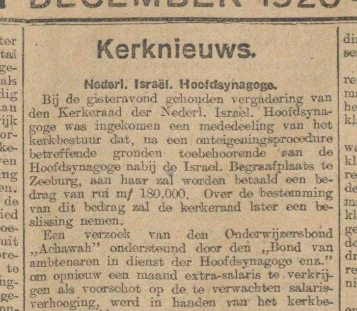 Kerknieuws Van 1 Dec 1920 Geheugen Van Oost