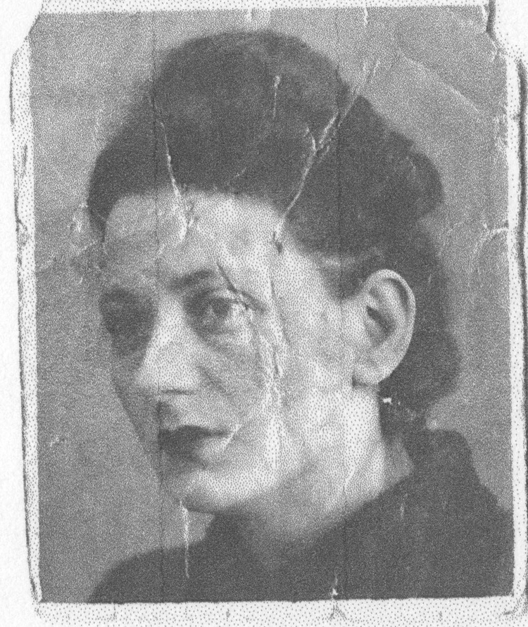 Lena Polak-Barend. Deze foto is afkomstig uit het privé archief van Greetje van der Meer-Papegaaij 