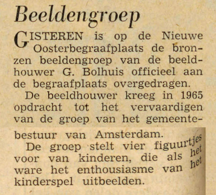 29 november 1967 - Beeldengroep  