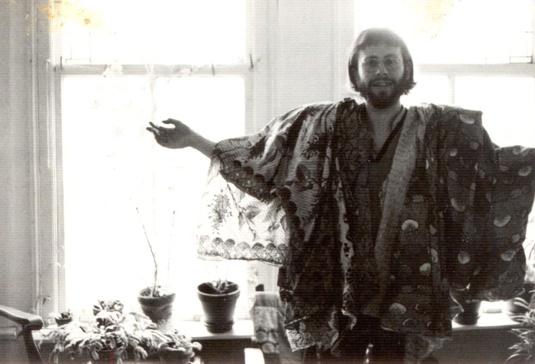  1975, Pieter poseert als oud-testamentisch figuur. 