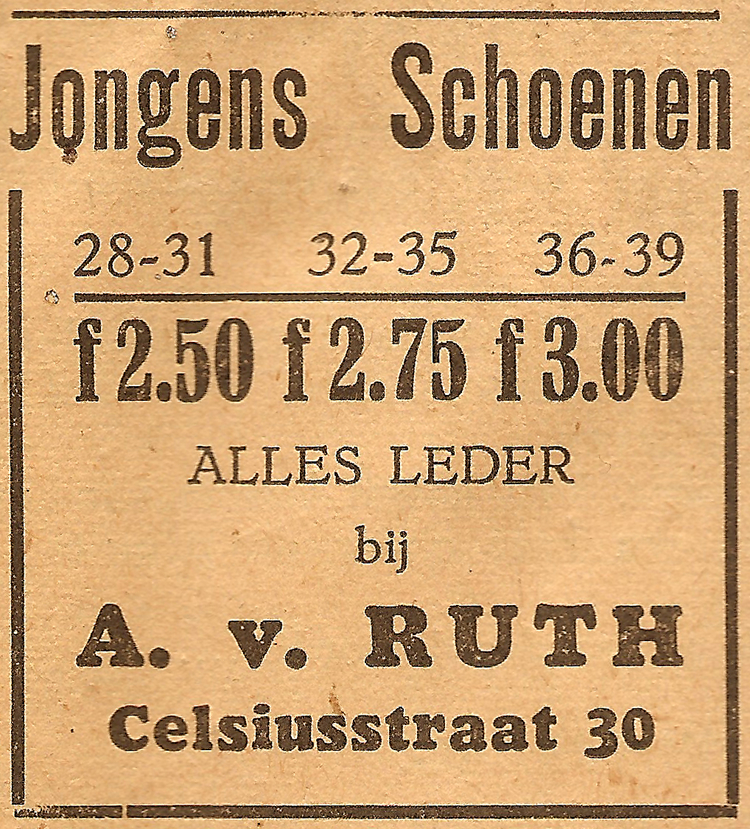 Celsiusstraat 30 - 1938  