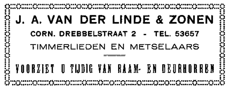 Corn. Drebbelstraat 02 - 1927  