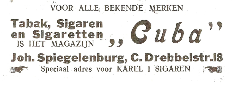 Cornelis Drebbelstraat 18 - 1929  