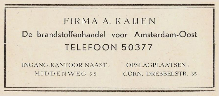 Cornelis Drebbelstraat 35 - 1948  