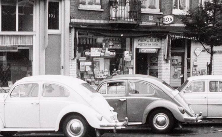Dapperstraat 107 - ± 1960 .<br />Foto; Beeldbank Amsterdam 
