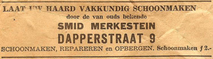 Dapperstraat 09 - 1938  