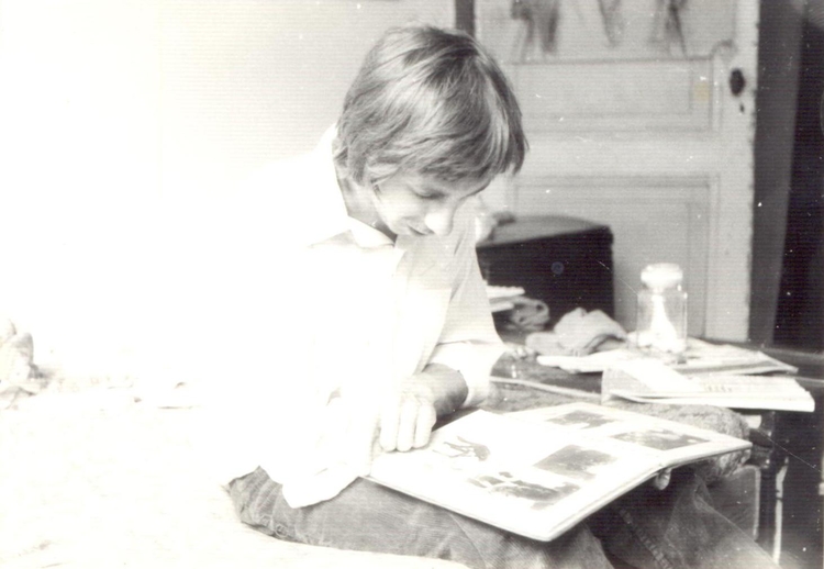  De auteur van de geheime tuin, Joop van de Pol circa 1974/1975 