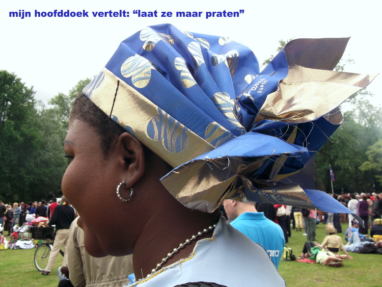 'Laat ze maar praten. .<br />Foto: Dineke Rizzoli 