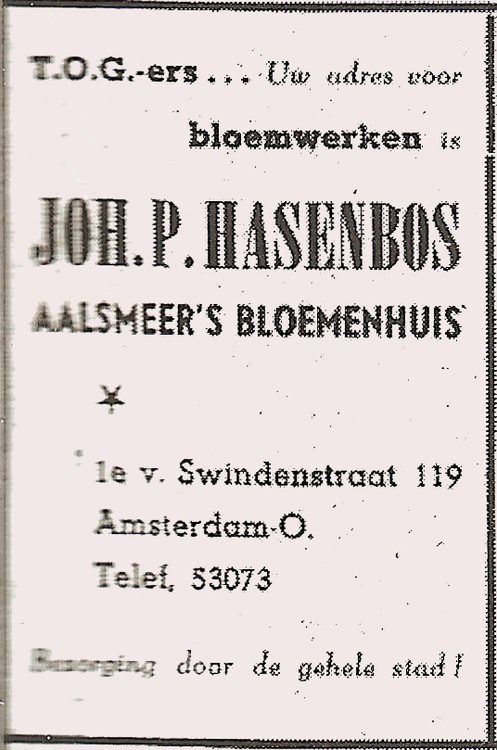 Eerste van Swindenstraat 119 - 1947  