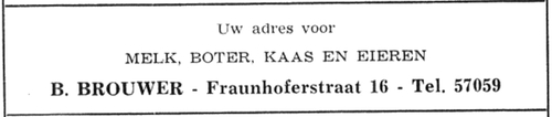 Fraunhoferstraat 16 - 1958 .<br />Bron: Jan van Deudekom 