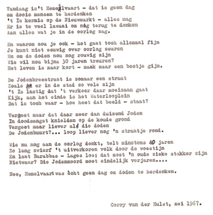 gedicht Hemelvaart  