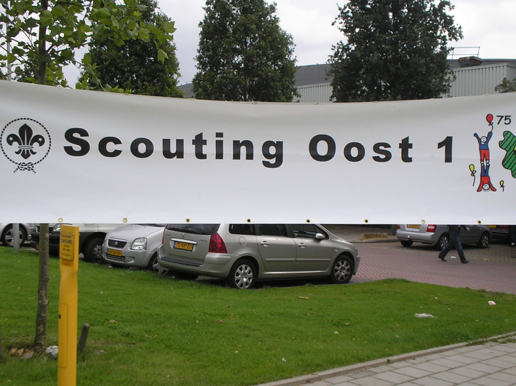 scouting oost Scouting Oost aan de Kruislaan. 