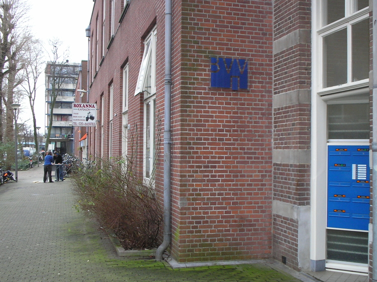 Ingang bedrijven BVV Ingang Bedrijventerrein in de Domselaerstraat. 
