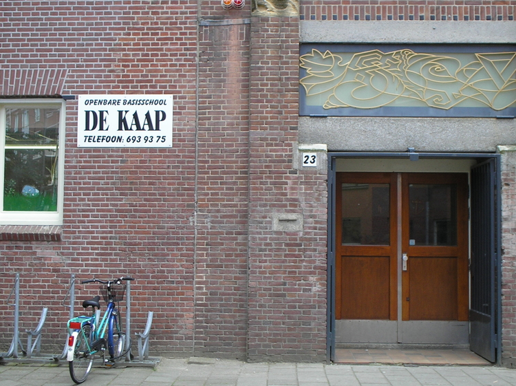 Basisschool de Kaap Basisschool de Kaap in de Christiaan de Wetstraat.<br />2006 