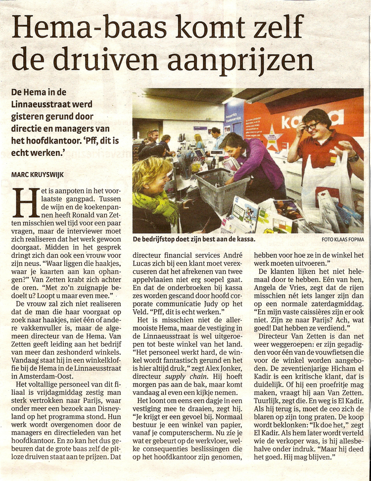 Bron: Het Parool van 23 april 2012  