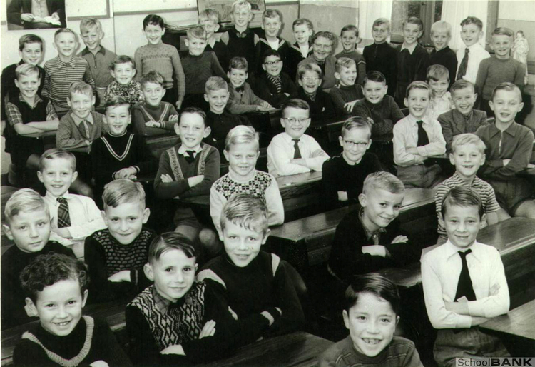 Gerardus Majellaschool - ± 1952 .<br />Foto: Jetty Helsloot 