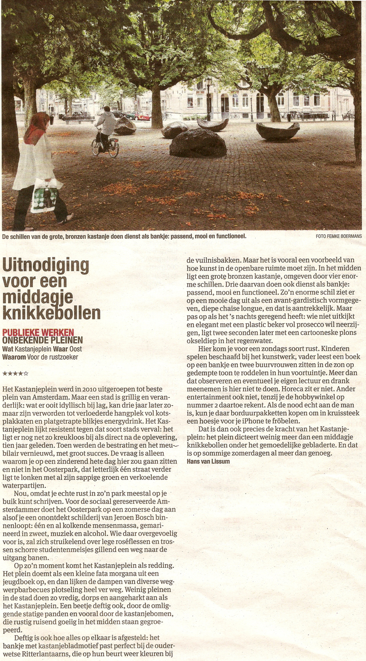 Het Parool 02 augustus 2013  