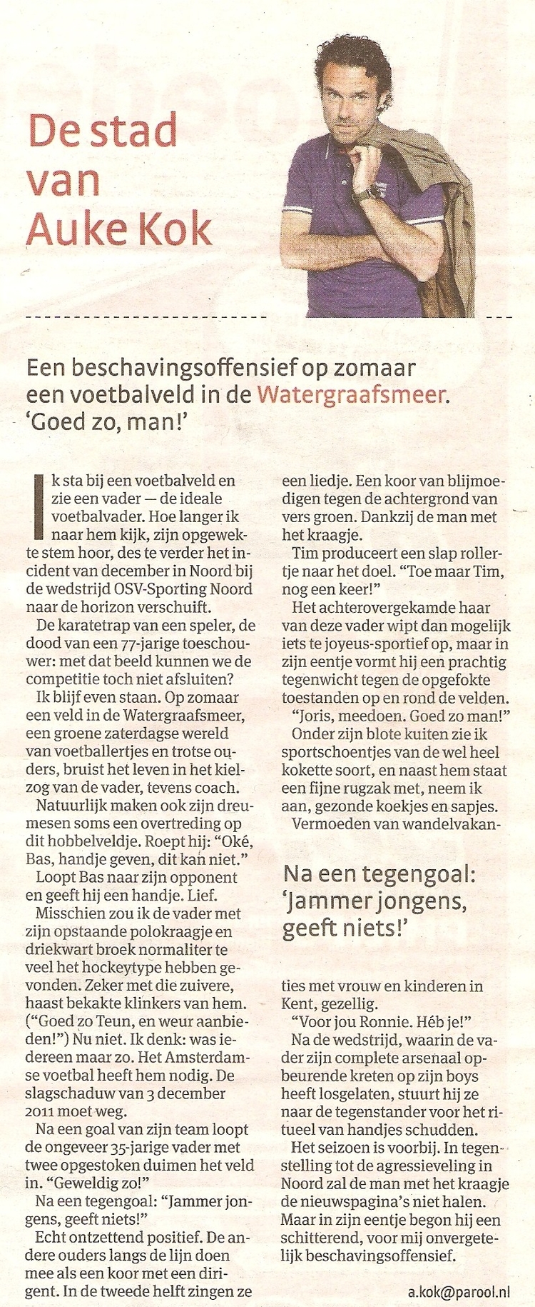 Het Parool 12 mei 2012  