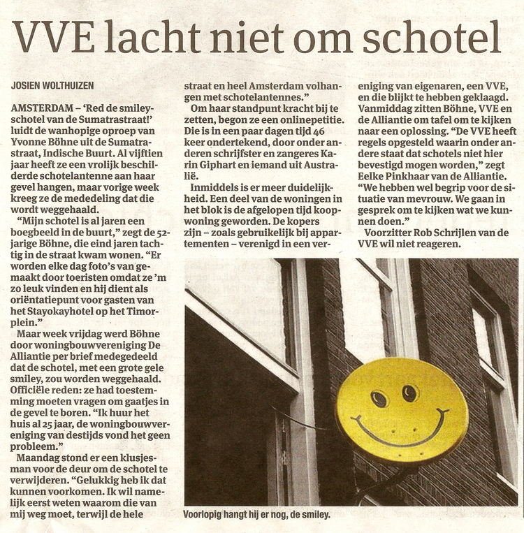 Het Parool 15 augustus 2013  