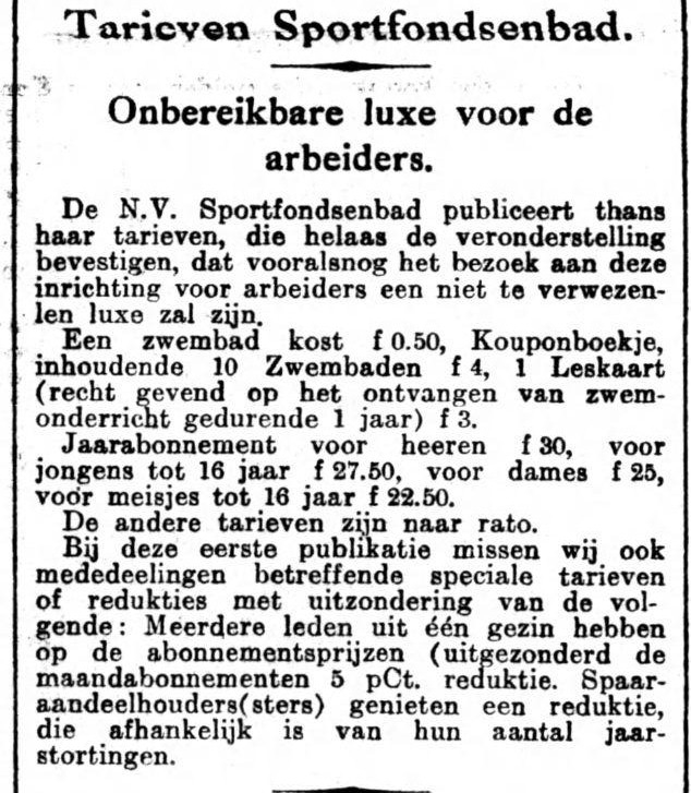 Het prijskaartje! Dit artikeltje is afkomstig uit: Het Volk : dagblad voor de arbeiderspartĳ van 21 juni 1929.<br />bron: Historische Kranten, KB. 